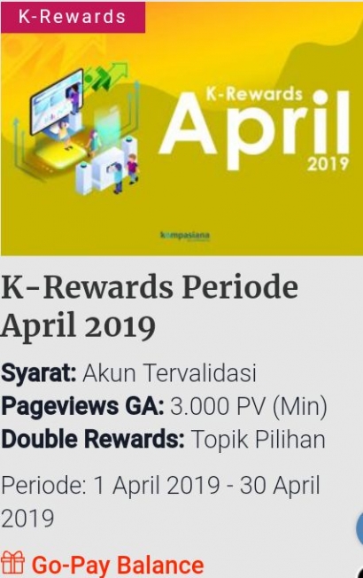 K-Rewards, Penghargaan yang Harus Dihargai