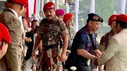 Ketika Prabowo Subianto Hadir di HUT Kopassus ke-67