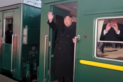 Pengamanan Eksentrik di Kereta Api Kim Jong Un