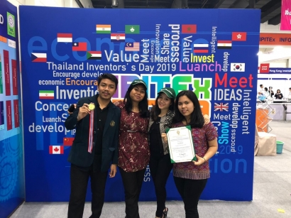 Penerima Beasiswa Tanoto Foundation Bawa Pulang Emas dalam Ajang IPITEX 2019 Bangkok