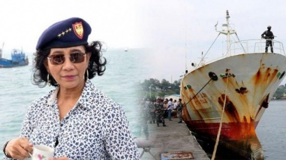Mencuri Ikan di ZEE Indonesia, Ibu Susi Akan Tenggelamkan 51 Kapal Vietnam
