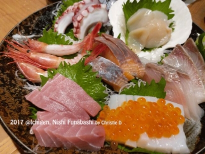 "Ichigen" di Nishi Funabashi, Favorit Sashimi dan Grill Jepang
