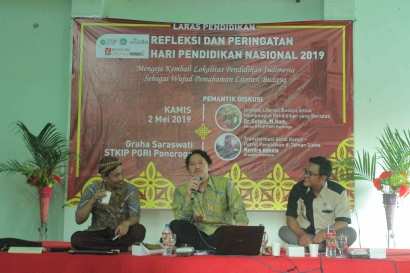 Hardiknas, STKIP PGRI Ponorogo Menggelar Diskusi Budaya