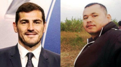 Casillas-Damos, Wajah Mirip Dua Kiper "Loncot"
