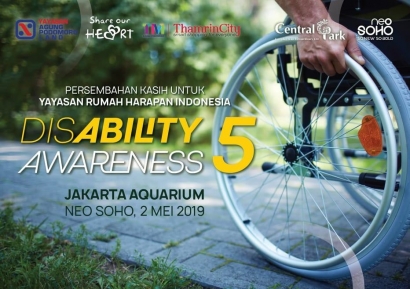 "Disability Awareness Ke-5": Rumah Harapan Indonesia di Aquarium Jakarta