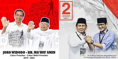Prabowo-Sandi Kalah Telak Dari Hasil Pemungutan Suara Jokowi-Ma'ruf