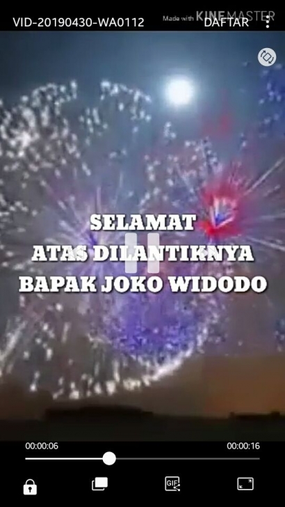Selamat kepada Joko Widodo!