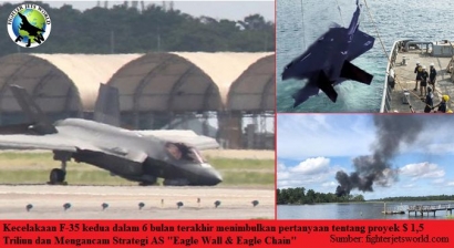 Jet Tempur F-35 Digrounded Strategi AS "Eagle Wall dan Eagle Chain" Terancam Berantakan