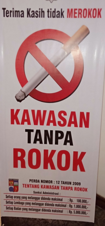 Merokok di Kamar Hotel Denda Rp 5 Juta