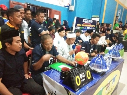 Turnamen Futsal Liga Ramadhan Cup IX Diawali Pembacaan Ayat Suci Al-Qur'an