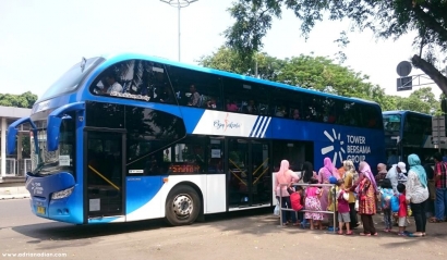 Wisata Keliling Jakarta Menggunakan Bus wisata sampai ke Museum Bank Indonesia