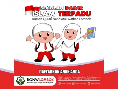 Rumah Quran NW Lombok Membuka Pendaftaran Siswa Baru SD IT
