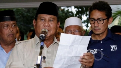 Momentum Unjuk Diri sebagai Pemimpin Disia-siakan oleh Prabowo-Sandi
