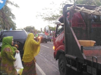 Modal Pappabuka, PC MNU Bantaeng Sapu Bersih Poros Jalan Negara