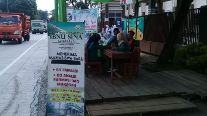 Kesiapan Posko Mudik Terpadu STIKESISA dan SMK Manuda  Ajibarang 2019
