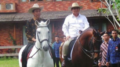"Menunggu Godot" Pertemuan Jokowi dan Prabowo