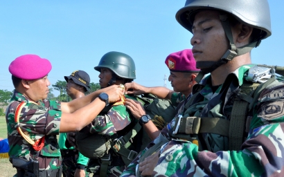 39 Prajurit Marinir Ikuti Kursus "Para Dasar" di Surabaya