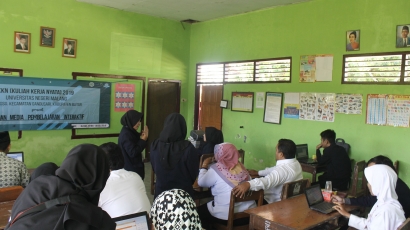 KKN UM Desa Soso Ajak Guru SD dan MI Se-Desa Soso dalam Pembuatan Media Pembelajaran Interaktif