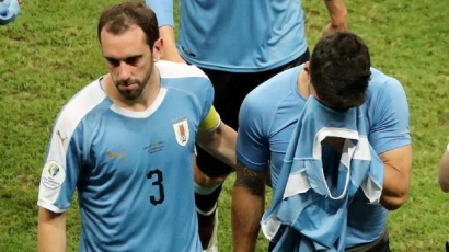 Uruguay Vs Peru, Adu Penalti Kembali Membawa Korban di Copa America 2019