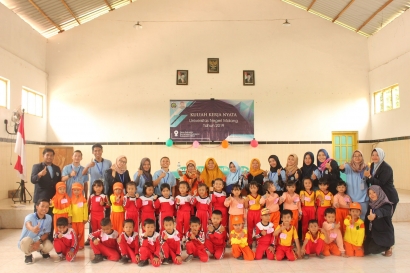 Mengembangkan Bakat serta Kreativitas Anak Sejak Dini, KKN UM Sukorejo Mengadakan Lomba Kreativitas Tingkat TK