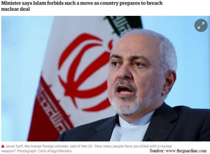 Iran Mengatakan: Gedung Putih "TELMI" dan Mengajak Sekutu AS Mengeroyok Iran