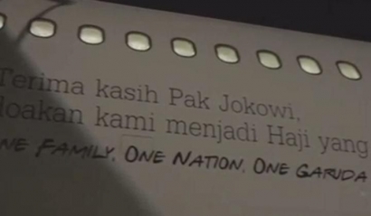 Stiker Terima Kasih Jokowi di Pesawat Garuda Dipermasalahkan, Mengapa?