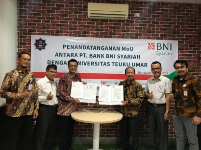 Transaksi Keuangan BNI Syariah Aceh untuk Universitas Teuku Umar (UTU)