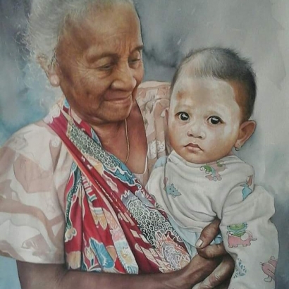 Rindu Ibu, Puisi Rupa Achmad Pandi
