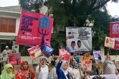 Langkah Cerdas, Polisi Larang Relawan Demo di Kediaman Prabowo