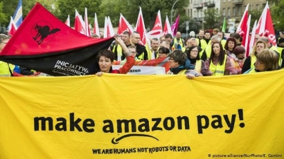 Aksi Mogok Karyawan Amazon Saat Prime Day