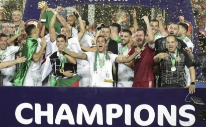Belajar Sukses dari Keberuntungan Aljazair Menjuarai Piala Afrika 2019