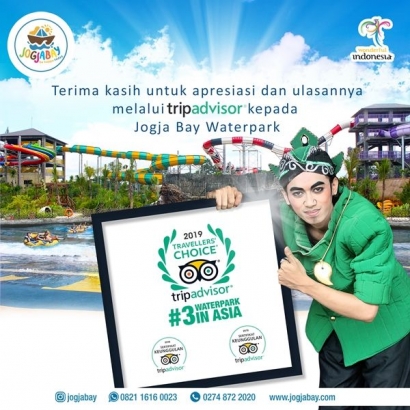 Jogja Bay Raih 3 "Waterpark" Terbaik di Asia