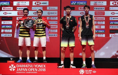 Marcus/Kevin Tampil Sebagai Juara Daihatsu Yonex Japan Open 2019