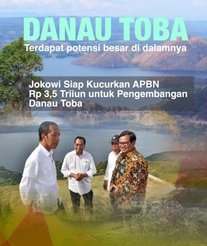 Jokowi Ingin Jadikan Danau Toba Destinasi Wisata Dunia