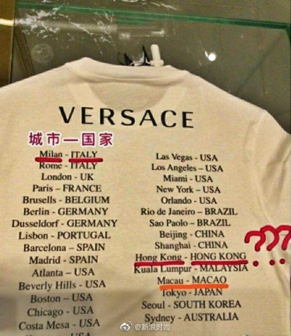 T-shirt Versace Bikin China Meradang