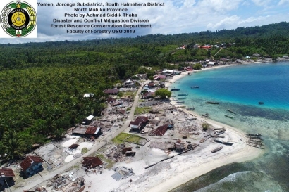 Melihat Lebih Dekat Kondisi Yomen, Desa yang Luluh Lantak oleh Gempa Maluku Utara