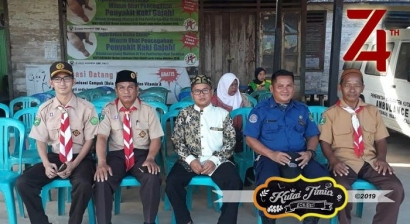 MTsN Kutai Timur Juara I Pawai Obor se-Kecamatan Muara Ancalong