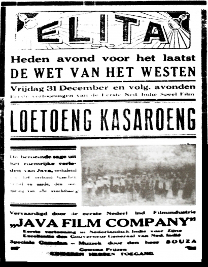"Loetoeng Kasaroeng", Film Pertama Indonesia Tahun 1926