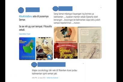 Ada Apa di Balik Bentuk Pulau Kalimantan yang seperti "Semar" (Simbol Kehidupan Orang Jawa)?
