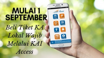 Mulai 1 September, Beli Tiket KA Lokal Wajib Melalui KAI Access