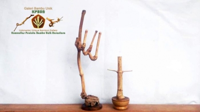Bambu Unik Lafaz "Allah" dan Salib Ini Dimaharkan Rp 30 Juta