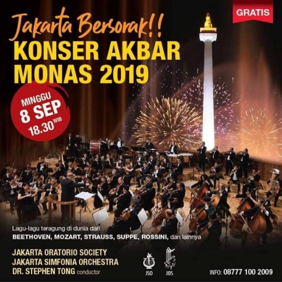 Konser Akbar Monas 2019, Jakarta Bersorak