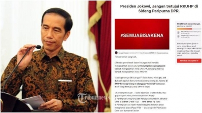 Jokowi "Disihir " DPR dalam Mengesahkan RKUHP?