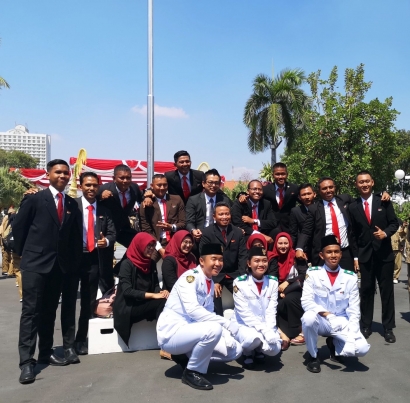 Tiga Siswa SMAK. St Louis 1 Surabaya Terpilih dalam Paskibraka Surabaya 2019