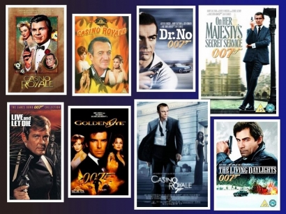 8 James Bond dari Masa ke Masa