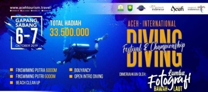 Sabang, Pusat Aktivitas Aceh Diving International Festival and Championship 2019