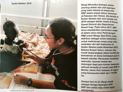 Dokter Millennial Indonesia Mendunia Melalui Dokter Lintas Batas (MSF)