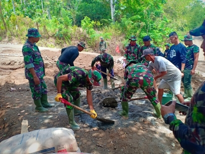Tentara Manunggal Membangun Desa di Kabupaten Soppeng