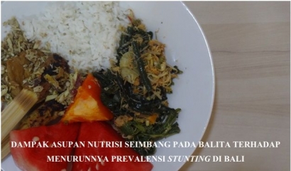 Bali Bikin Kejutan, Asupan Nutrisi Seimbang Bisa Menurunkan Jumlah Stunting