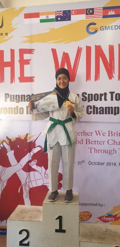 Tiga Taekwondoin Cilacap Raih Emas Kejuaraan Internasional di Bali